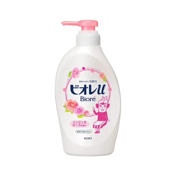 Kao Biore U Moisturising Body Wash Rose Scent 480ml