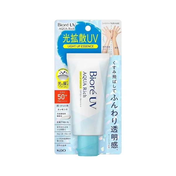 Kao Biore Uv Aqua Rich Light Up Sunscreen Spf50+ Pa++ 70g