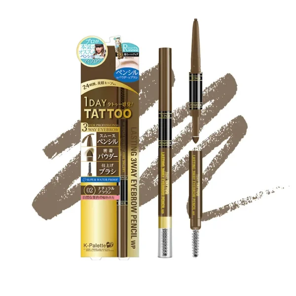 K Palette K-Palette Eyebrown Pencil - 02 Caramel Brown 0.5g