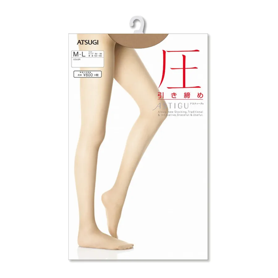 Atsugi Stocking Beige Fp6892 M-L