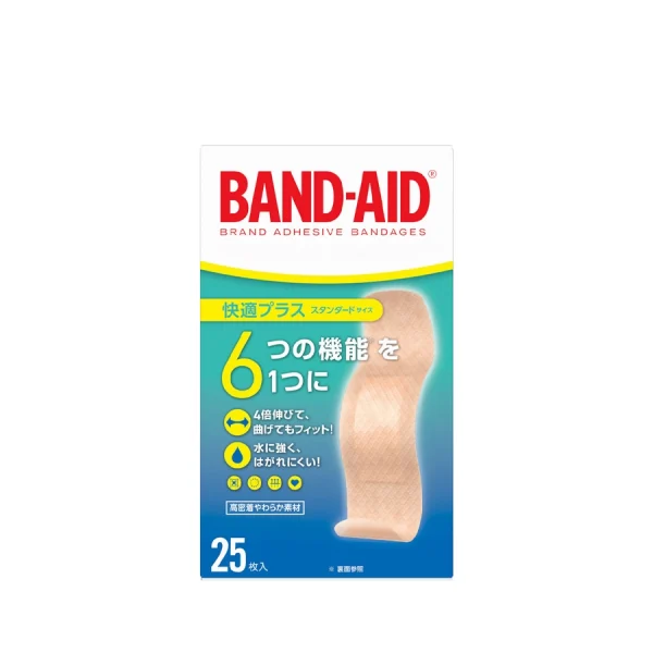 Johnson Johnson Band-Aid Comfort Plus Standard Size 25 Sheets