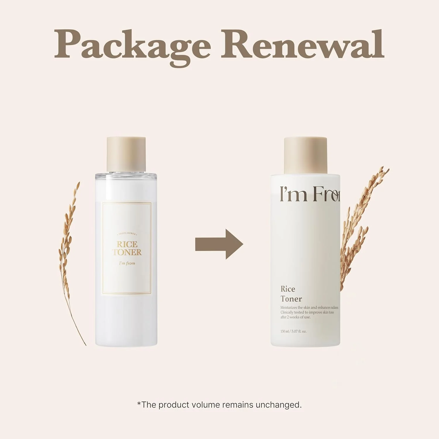 I'M FROM RICE TONER 150ML - Image 3