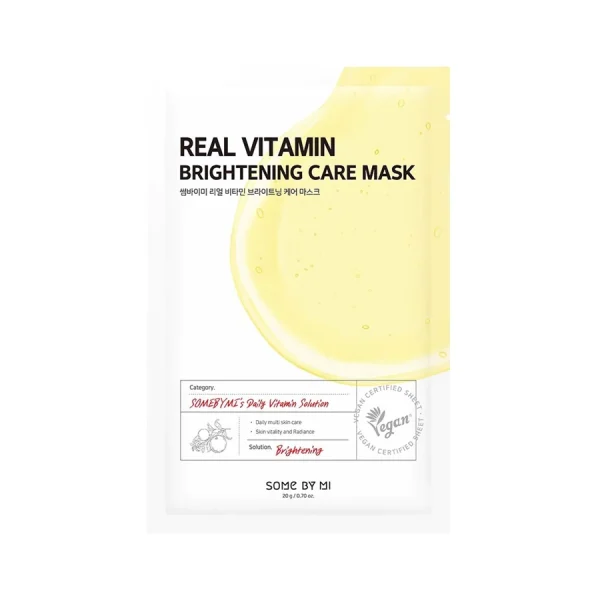 Some By Mi Real Vitamin Brightening Care Mask 20g