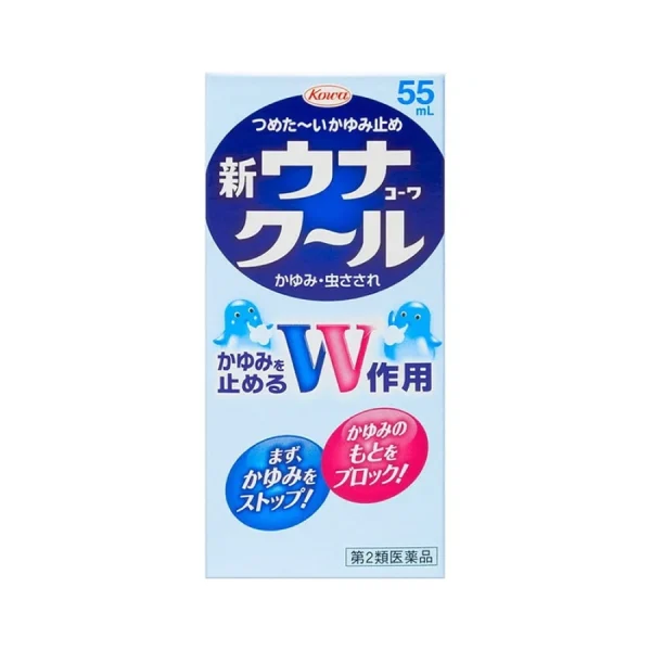 Kowa Una Anti Itching Cool Liquid 55ml - Ippondo Japanese & Korean ...