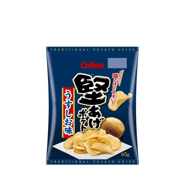 CALBEE POTATO CHIPS LIGHT SALT FLAVOR 65G Ippondo Japanese & Korean