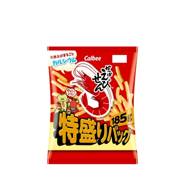 CALBEE SHRIMP CRACKER SUPER BIG BAG CHIPS 185G