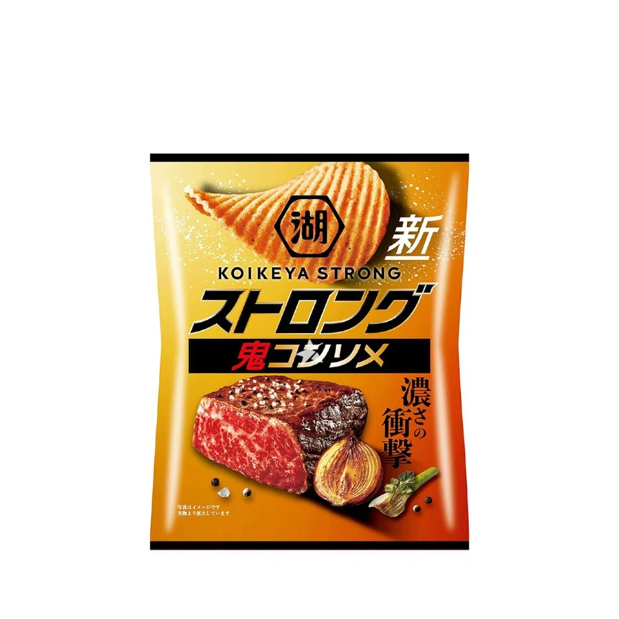 KOIKEYA STRONG POTATO CHIPS ONI CONSOMME 55G