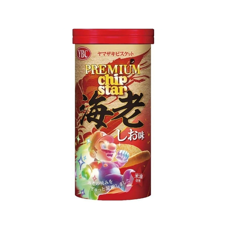 YAMAZAKI BISCUIT PREMIUM CHIP STAR SHRIMP SHIO FLAVOR SUPER MARIO