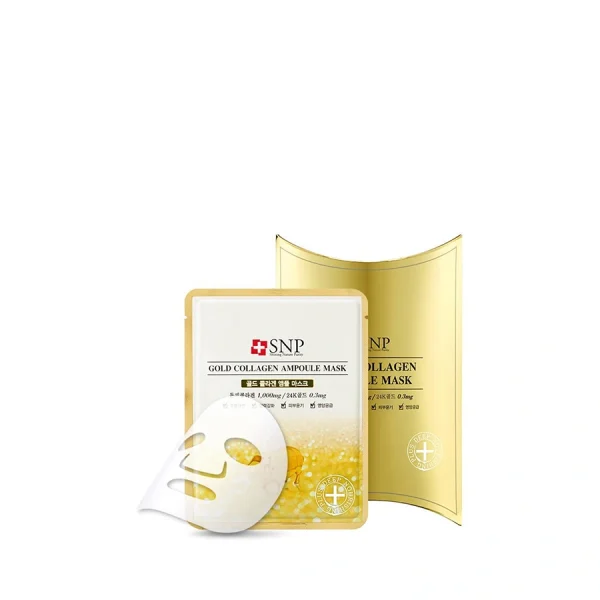 SNP GOLD COLLAGEN AMPOULE MASK