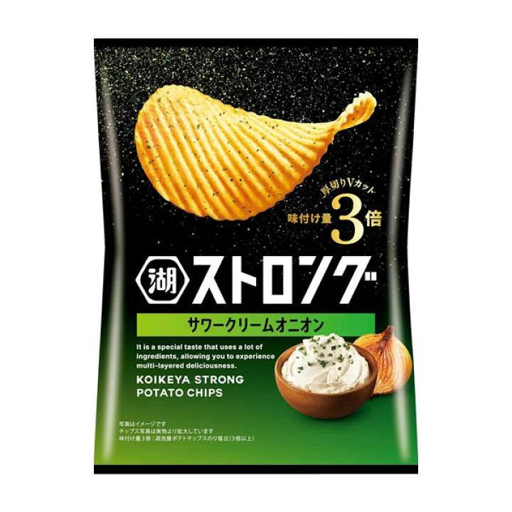 KOIKEYA REWARD SIZE POTATO COMFORT SOUR CREAM ONION 53G