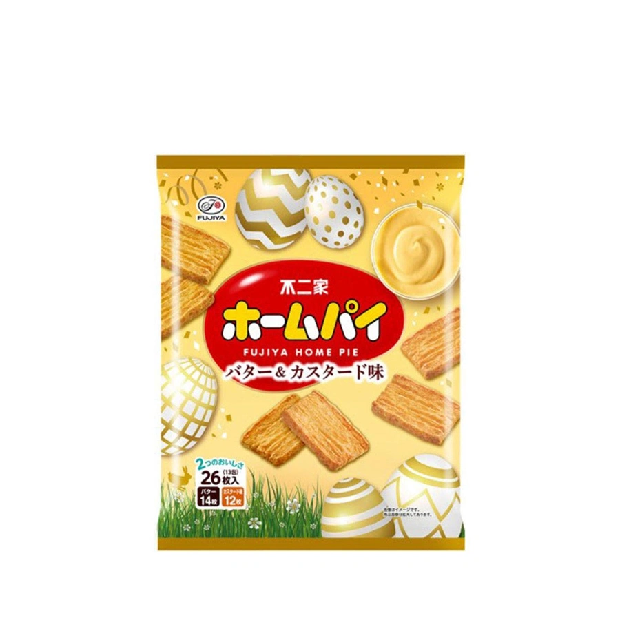 Fujiya Home Pie Butter & Custard Flavor 26 pcs