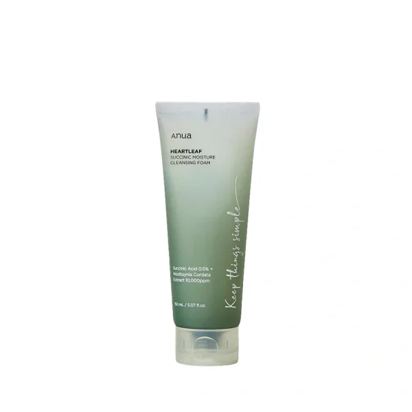 ANUA HEARTLEAF SUCCINIC MOISTURE CLEANSING FOAM 150ML – Ippondo ...