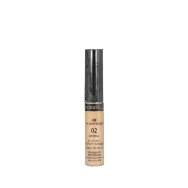 THE SAEM COVER PERFECTION TIP CONCEALER 02 RICH BEIGE