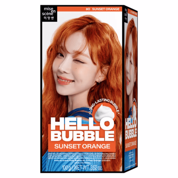 Miseenscene Hello Bubble Hair Colour [#8O SUNSET ORANGE]