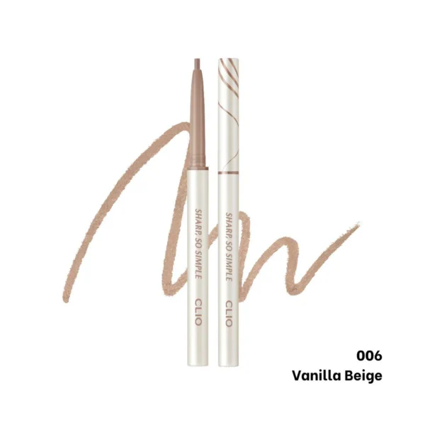 CLIO SHARP SO SIMPLE WATERPROOF PENCIL LINER 006 Vanilla Beige