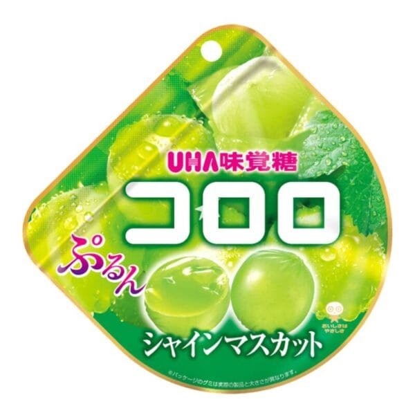 UHA MIKAKUTO CORORO GUMMY SHINE MUSCAT GRAPE FLAVOUR 48G