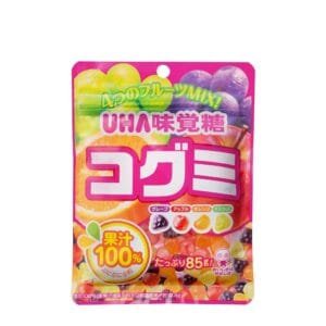UHA GO 100% JUICY ASSORTED FRUIT GUMMY