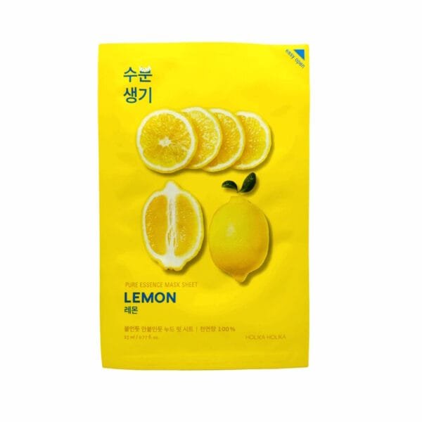 HOLIKA HOLIKA PURE ESSENCE MASK SHEET - Lemon