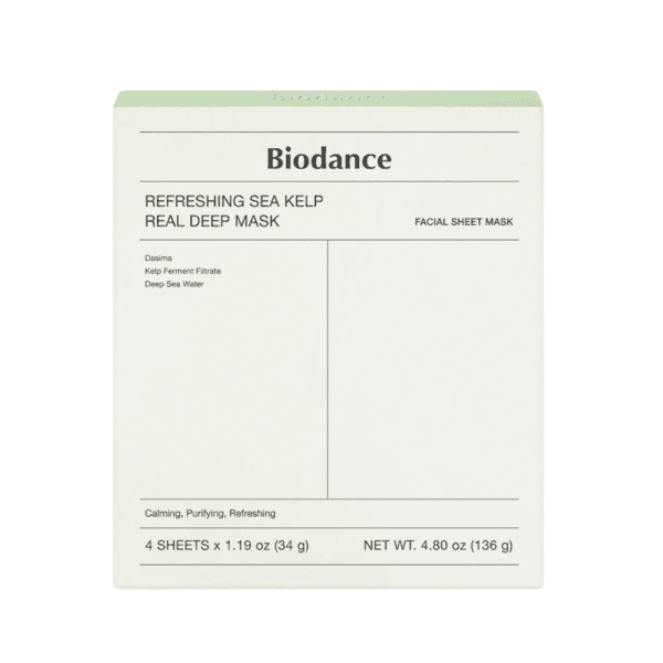 BIODANCE Refreshing Sea Kelp Real Deep Mask Set (4 Masks)