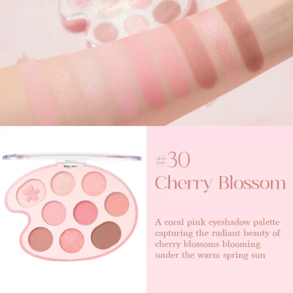 DASIQUE SHADOW PALETTE 9 COLOR EYESHADOW #30 CHERRY BLOSSOM - Image 2