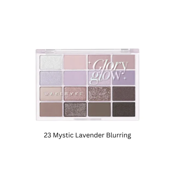 WAKEMAKE GLORY GLOW EYE PALETTE  #23 MYSTIC LAVENDER BLURRING