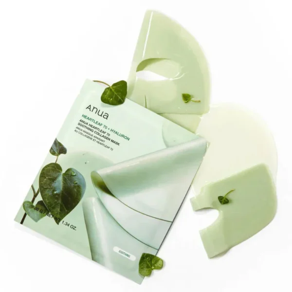 ANUA HEARTLEAF 70 SOOTHING COLLAGEN MASK (4EA) - Image 2