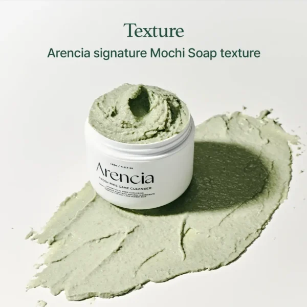 Arencia Fresh Green Rice Mochi Cleanser 120g - Image 2