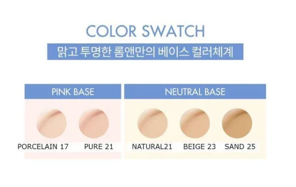 ROM&ND BARE WATER CUSHION [#02 Pure 21] - Image 3