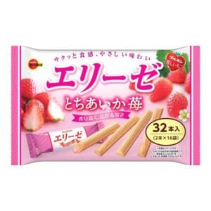Bourbon Elise Chocolate Roll Tochiaika Strawberry Flavour