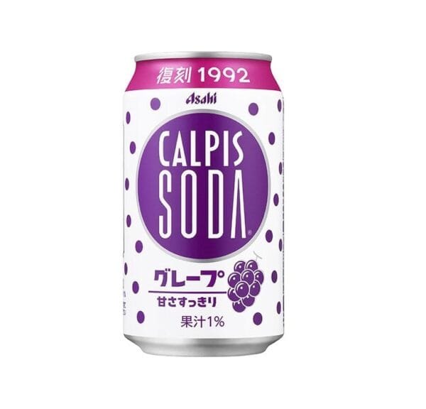 Asahi Beverage Calpis Soda, Grape
