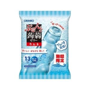 Orihiro Purunto Konnyaku Jelly, Ramune (20 g) x 6 Packs