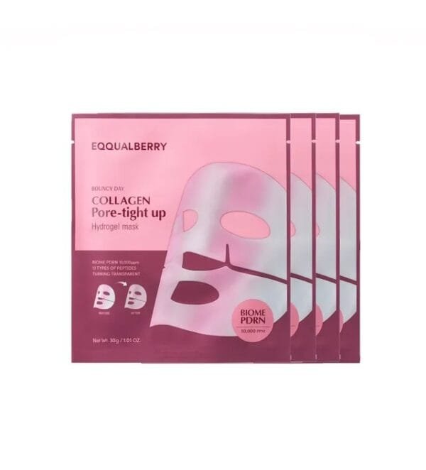 EQQUALBERRY Collagen Pore-tight up Hydrogel Mask Set