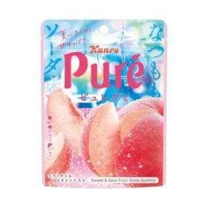 Kanro Pure Gummy Summer Peach Soda