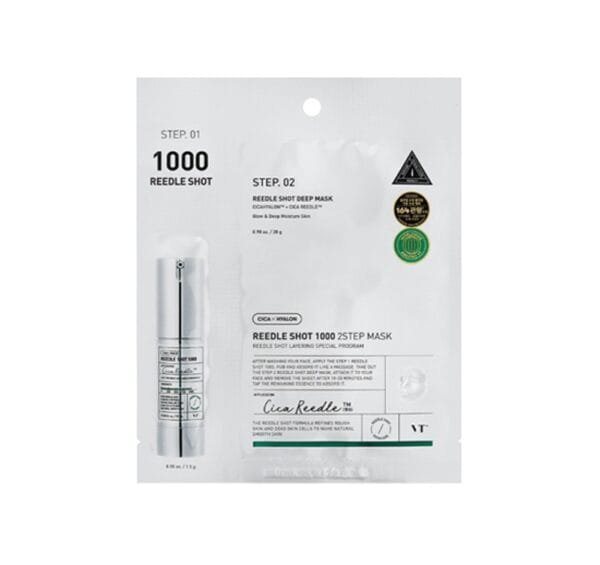 VT REEDLE SHOT 1000 2-STEP SINGLE SHEET MASK (1PC)