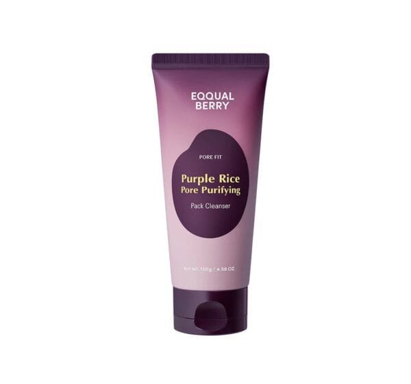 EQQUALBERRY Purple Rice Pore Purifying Pack Cleanser 130G