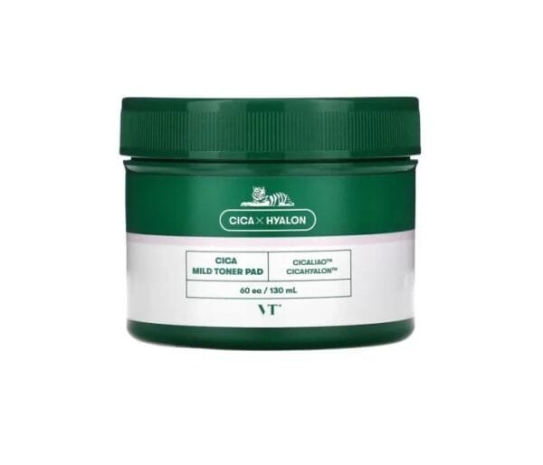 VT Cosmetics Cica Mild Toner Pad  60 pieces