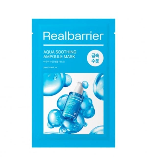 Real Barrier Face Mask Aqua Soothing Ampoule Mask 1PC