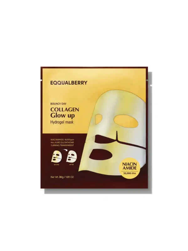 EQQUALBERRY COLLAGEN GLOW UP HYDROGEL MASK SET