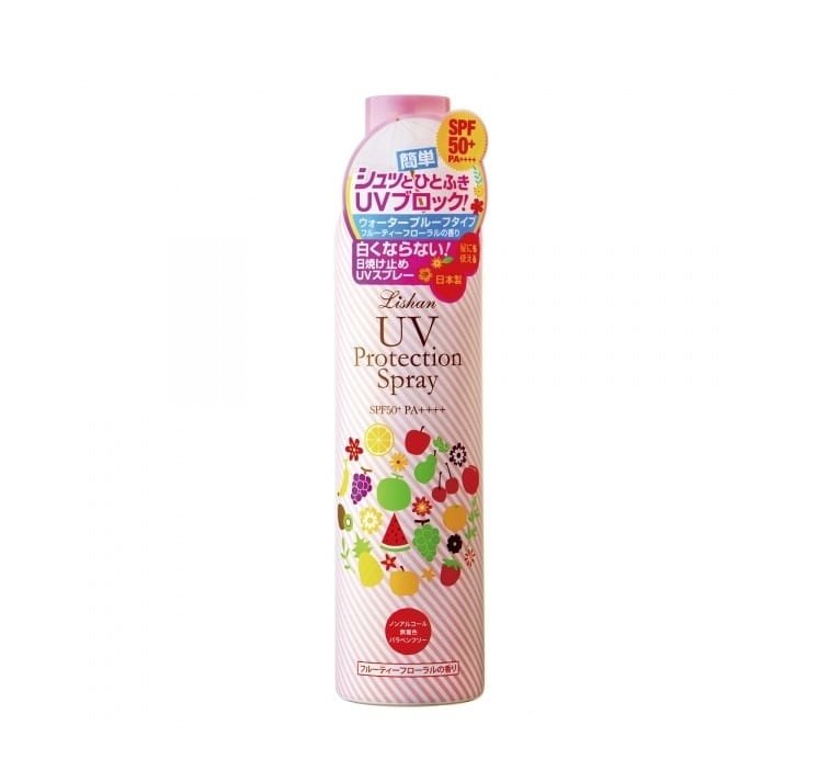RISHAN LARGE CAPACITY UV SPRAY 250G FRUITY FLORAL SCENT