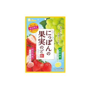 Lion Confectionery Japanese Fruit Throat Lozenges (Tochiaika and Shine Muscat)