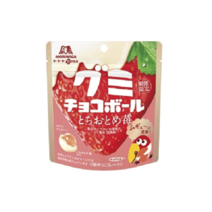 Morinaga Gummy Chocolate Balls, Tochiotome Strawberry