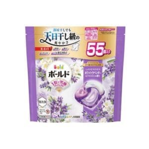 P&G BOLD LAUNDRY DETERGENT GEL BALL SOOTHING WHITE LAVENDER & JASMINE 55 PCS