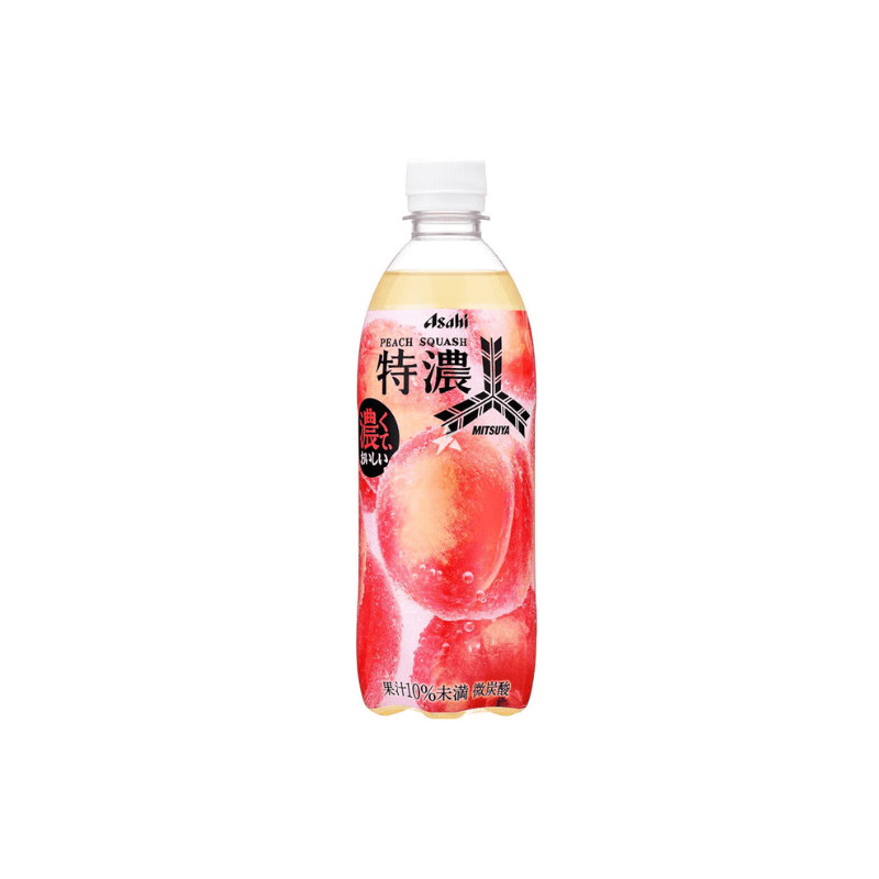 Asahi Beverages Mitsuya Extra Rich Peach Squash 500ml