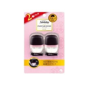 SAWASDAY CAR CLIP SCENT DIFFUSER ROSE (2-PACK)