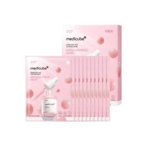 Medicube Salmon Dna Pdrn Pink Vita Coating Sheet Mask 10ea