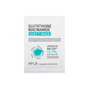 APLB Glutathione Niacinamide Sheet Mask 1pc