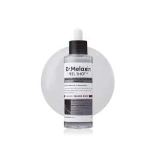 DR.MELAXIN PEEL SHOT LINE Gently exfoliating ampoule with black rice extract 80ml