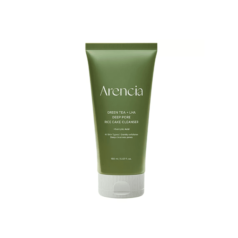 Arencia Green Tea LHA Deep Pore Rice Cake Cleanser