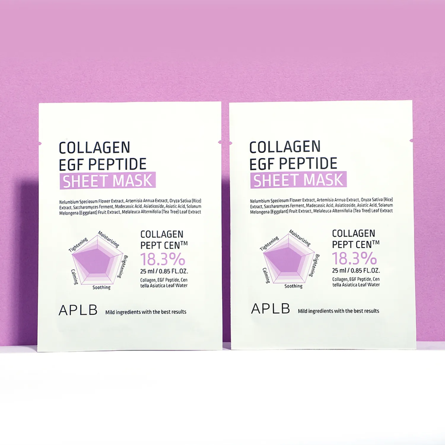 APLB Collagen EGF Peptide Sheet Mask x 10EA - Image 2