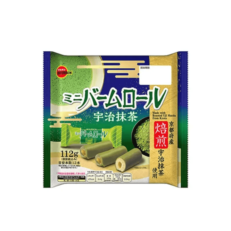 Bourbon Mini Baumkuchen Roll <Uji Matcha>